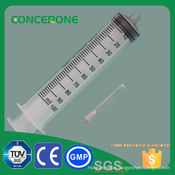 3 Parts of Disposable Syringe 100ml